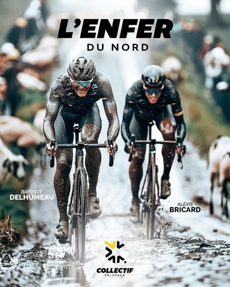 Le collectif velopack s'attaque à son premier monument ParisRoubaix