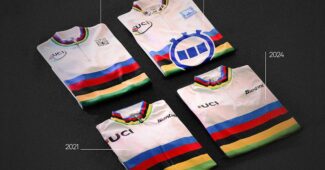 Image de l'article L’UCI et Santini veulent-ils changer le maillot du Champion du Monde ?